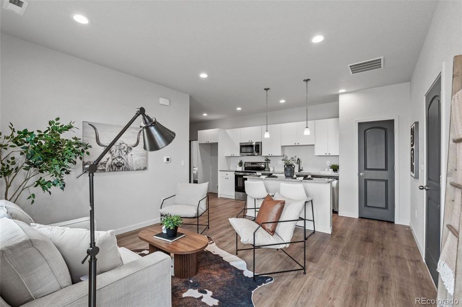 Furnished interior view inside a new home in , Pueblo West (Image 28).