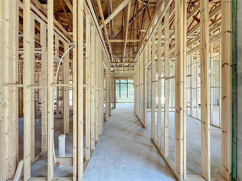 In-progress construction of a new home in , Oviedo, FL (Image 52).