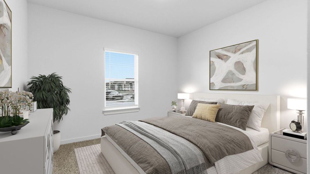 Furnished interior view inside a new home in Evergreen, Rosenberg (Image 17). Furnished interior view inside a new home in Evergreen, Rosenberg (Image 17).
