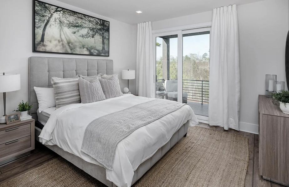 Furnished interior view inside a new home in , Meggett (Image 11).