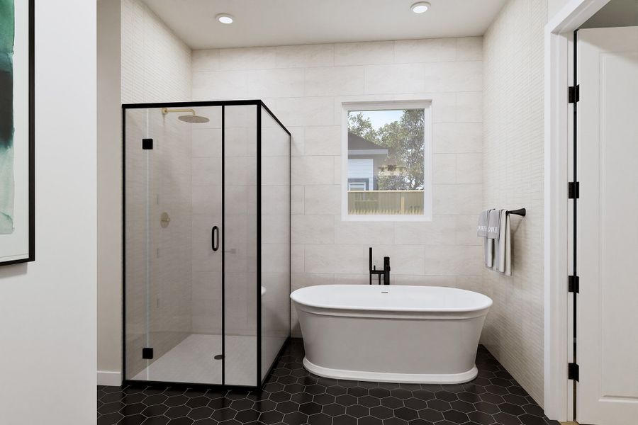 The Sentinel - Optional Freestanding Tub w Shower The Sentinel - Optional Freestanding Tub w Shower