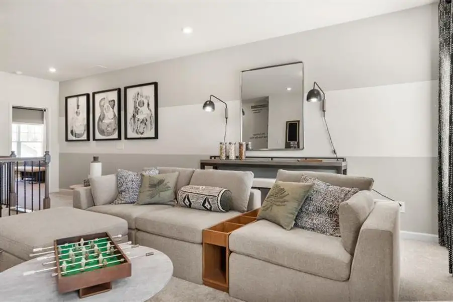 Furnished interior view inside a new home in The Stiles, Cartersville (Image 25).