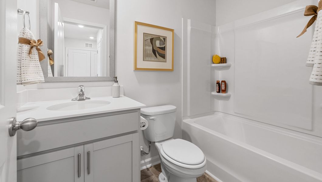Furnished interior view inside a new home in Tanglewood Townes, Greenville (Image 16).