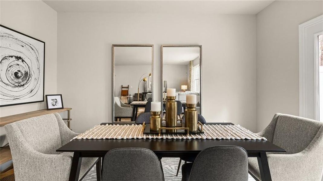 Furnished interior view inside a new home in Echo Glen, Stockbridge (Image 12). Furnished interior view inside a new home in Echo Glen, Stockbridge (Image 12).