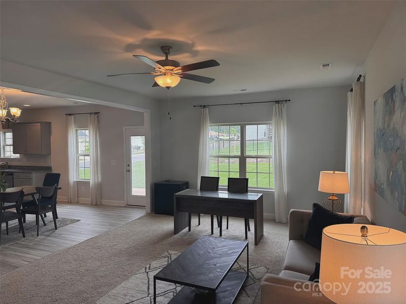Furnished interior view inside a new home in Village at Parkside, Gastonia (Image 8).