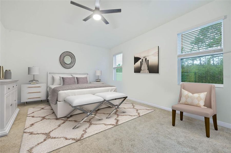 Furnished interior view inside a new home in Pine Glen: Chateau Collection, St. Cloud (Image 23).