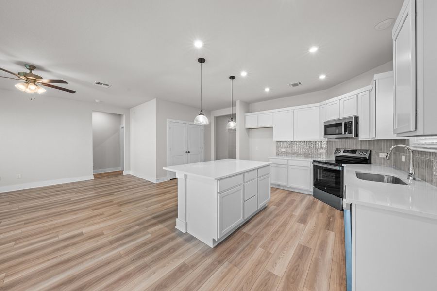 Furnished interior view inside a new home in North Point, Temple (Image 5).