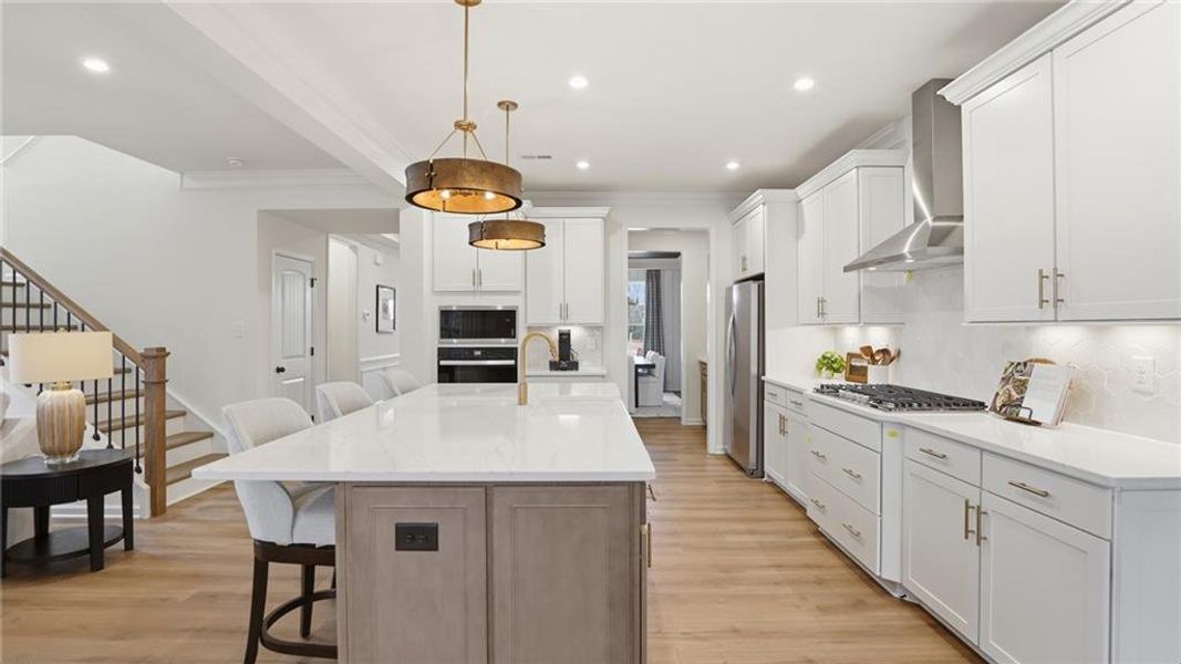 Furnished interior view inside a new home in , Dawsonville (Image 38).