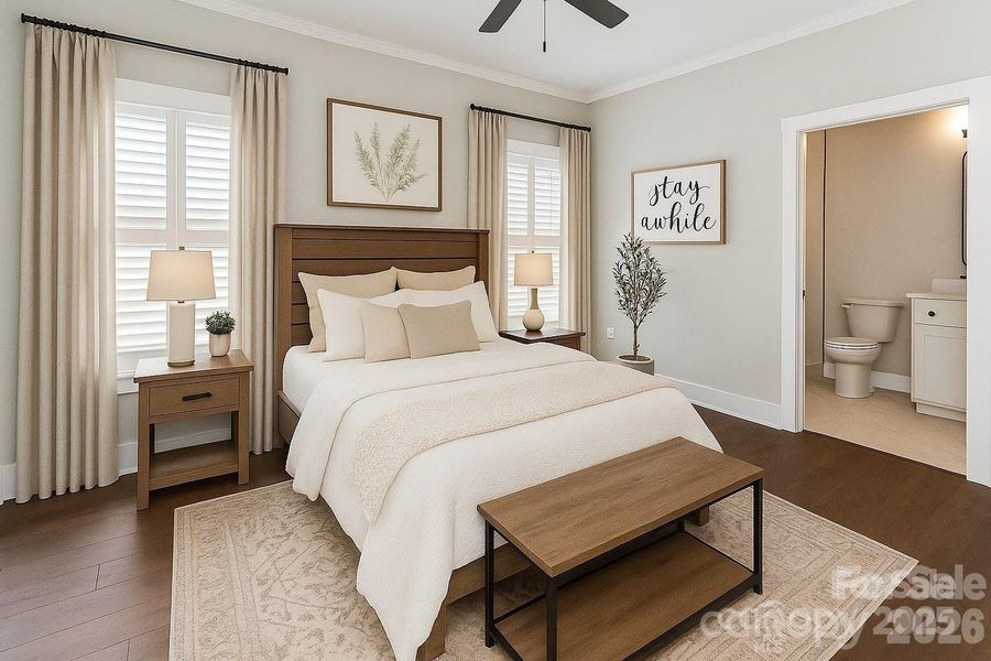 Furnished interior view inside a new home in , Old Fort (Image 9). Furnished interior view inside a new home in , Old Fort (Image 9).