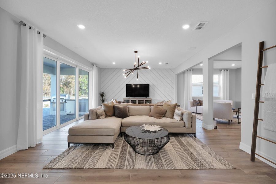 Furnished interior view inside a new home in The Preserve at Bannon Lakes, St. Augustine (Image 16).