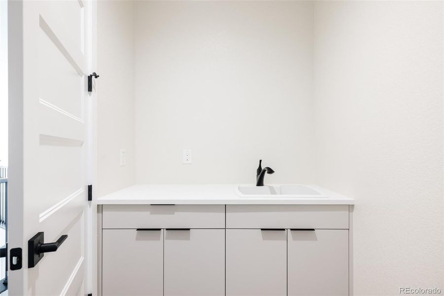 Furnished interior view inside a new home in Lyric at Ridgegate, Lone Tree (Image 32).