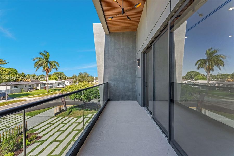 Exterior details and patio area of a home in , Miami Springs (Image 19).