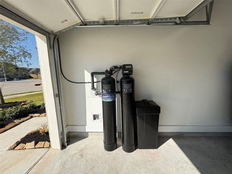 Whole house water filtration andsoftener stays. Whole house water filtration andsoftener stays.