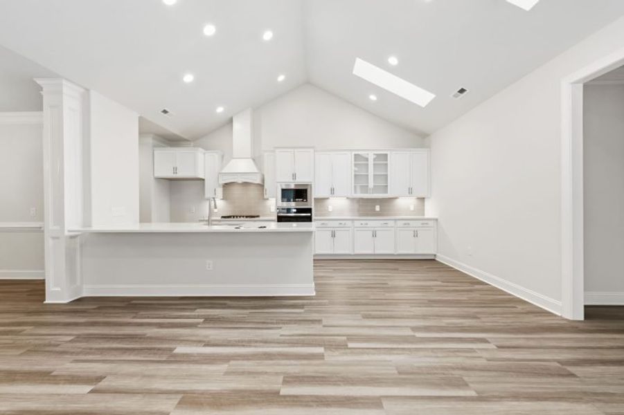 Representative furnished interior of a home built from the Essex by Keystone Homes NC in Weybridge, Burlington (Image 7).