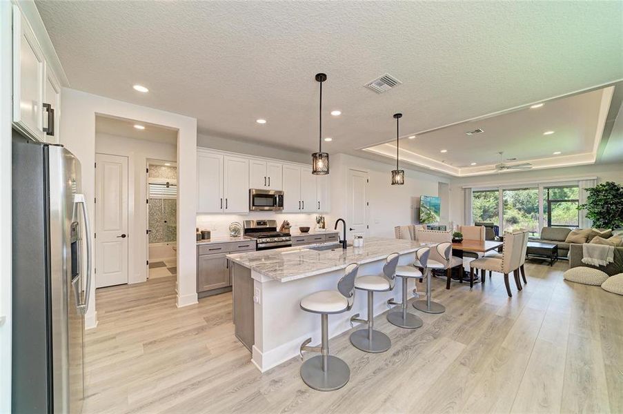 Furnished interior view inside a new home in , Sarasota (Image 15).