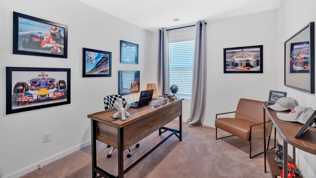 Furnished interior view inside a new home in Hudson Terrace Townhomes, Bristol (Image 8). Furnished interior view inside a new home in Hudson Terrace Townhomes, Bristol (Image 8).