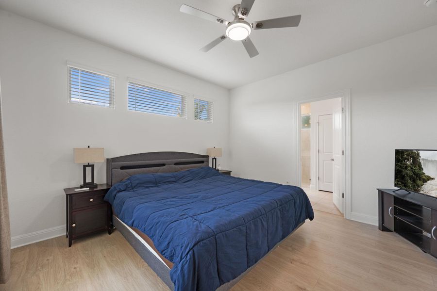 Furnished interior view inside a new home in Messinger Village, Austin (Image 26).