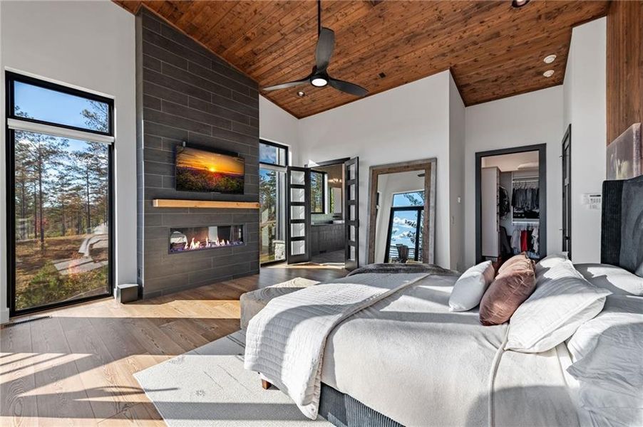 Furnished interior view inside a new home in , Ellijay (Image 33).