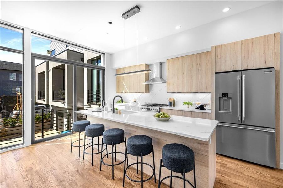 Furnished interior view inside a new home in , Atlanta (Image 7).