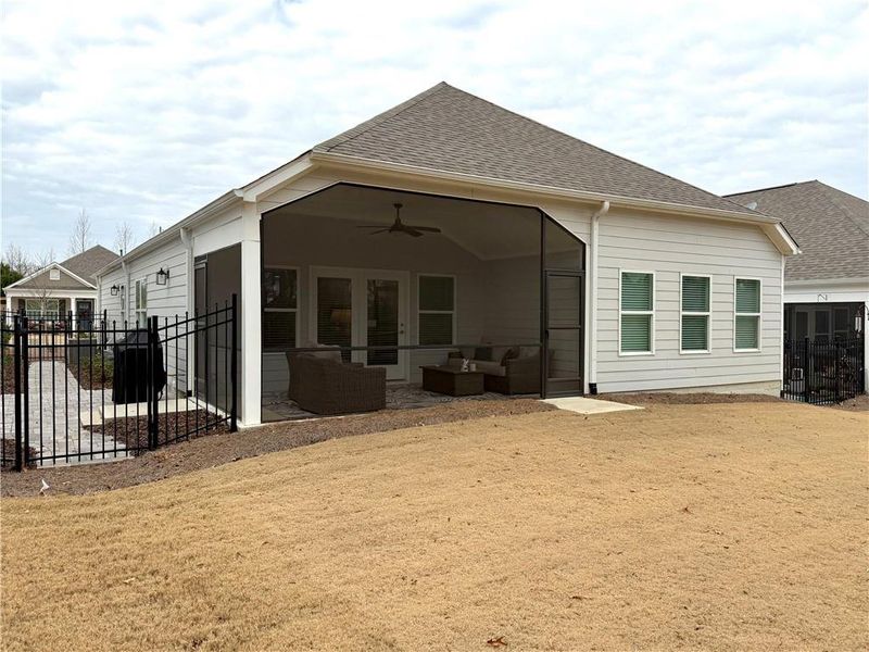 Exterior details and patio area of a home in , Hiram (Image 28). Exterior details and patio area of a home in , Hiram (Image 28).