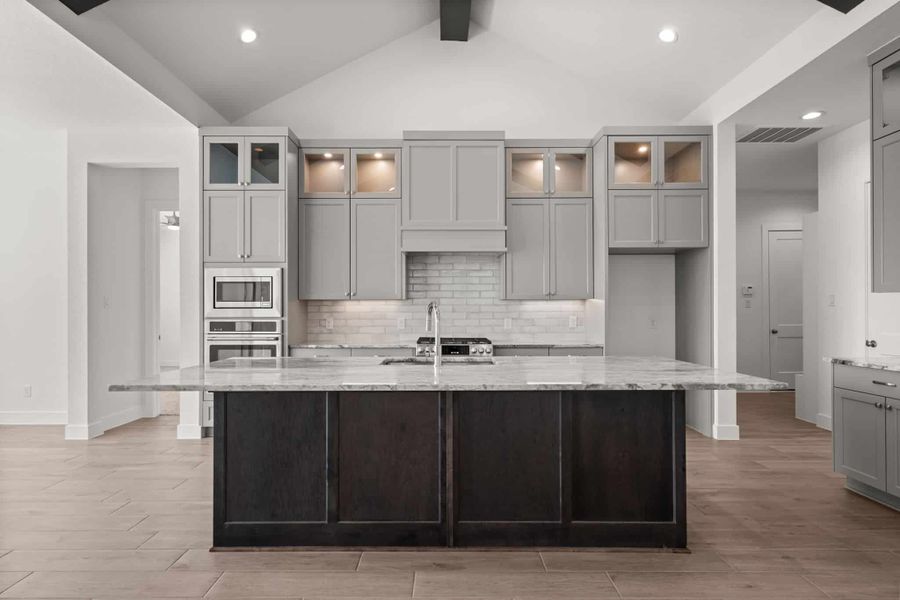 Representative furnished interior of a home built from the Malani – 60′ Lot by Chesmar Homes in Wildrye, Waller (Image 3).
