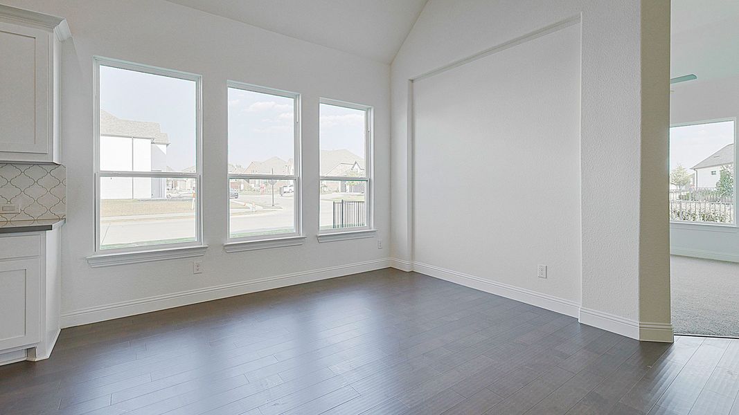 Representative furnished interior of a home built from the Villanova by DRB Homes in Creekhaven, Iowa Colony (Image 6).