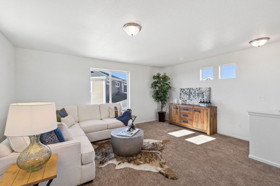 Furnished interior view inside a new home in Banning Lewis Ranch - New Homes Colorado Springs, Colorado Springs (Image 21).