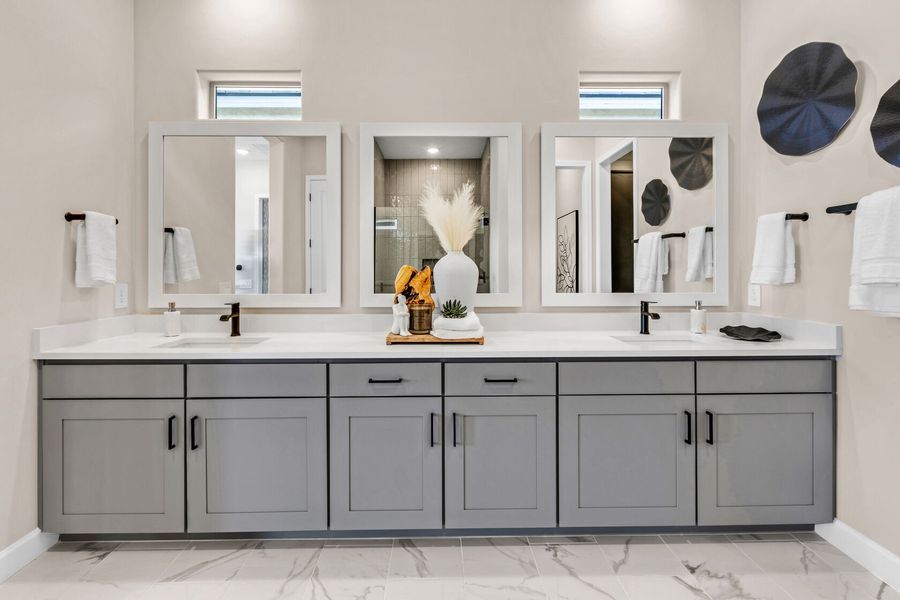 Representative furnished interior of a home built from the Crimson by Mattamy Homes in Tavira at Twin Peaks, Marana (Image 16).