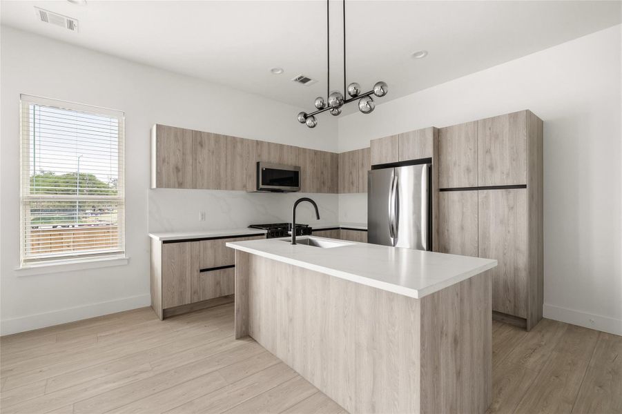 Furnished interior view inside a new home in , Houston (Image 10).