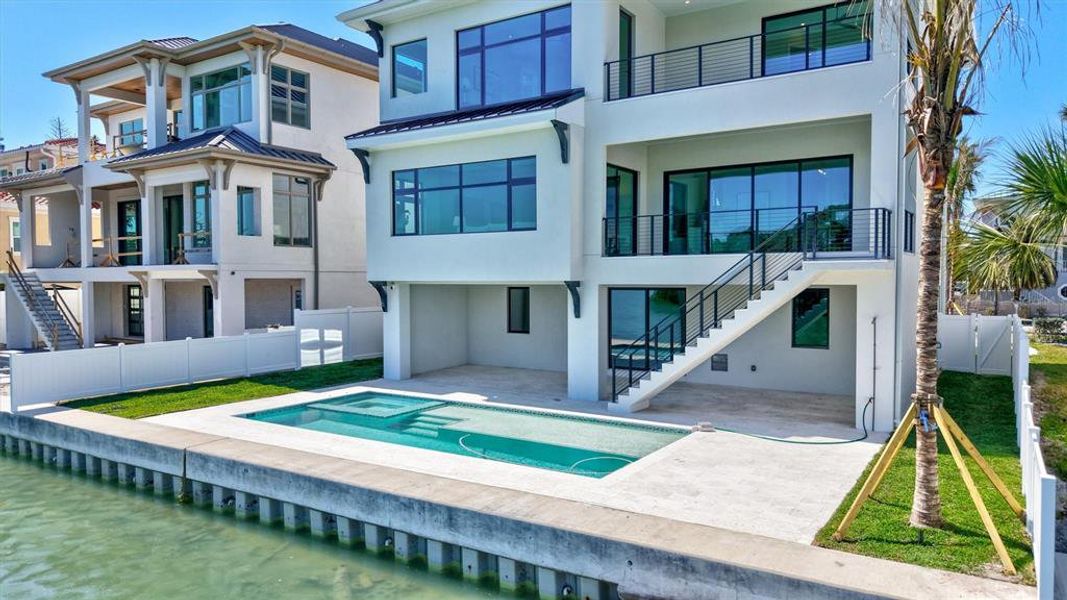 Exterior details and patio area of a home in , St. Pete Beach (Image 37). Exterior details and patio area of a home in , St. Pete Beach (Image 37).