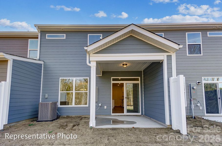 Exterior details and patio area of a home in Harrisburg Village, Harrisburg (Image 15). Exterior details and patio area of a home in Harrisburg Village, Harrisburg (Image 15).