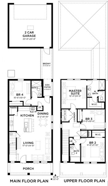 2D floor plan layout for the Margarita by Casa Fresca Homes in Pasadena Ridge, Dade City, FL (Image 3).