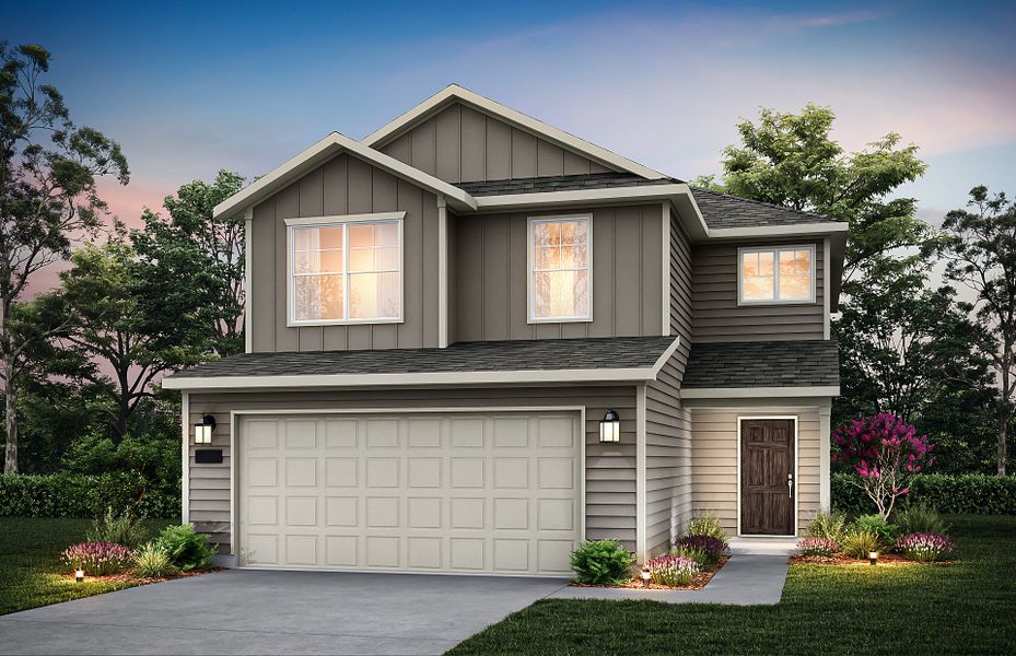 The Camelia, a 2-story new construction home showing Home Exterior HC102