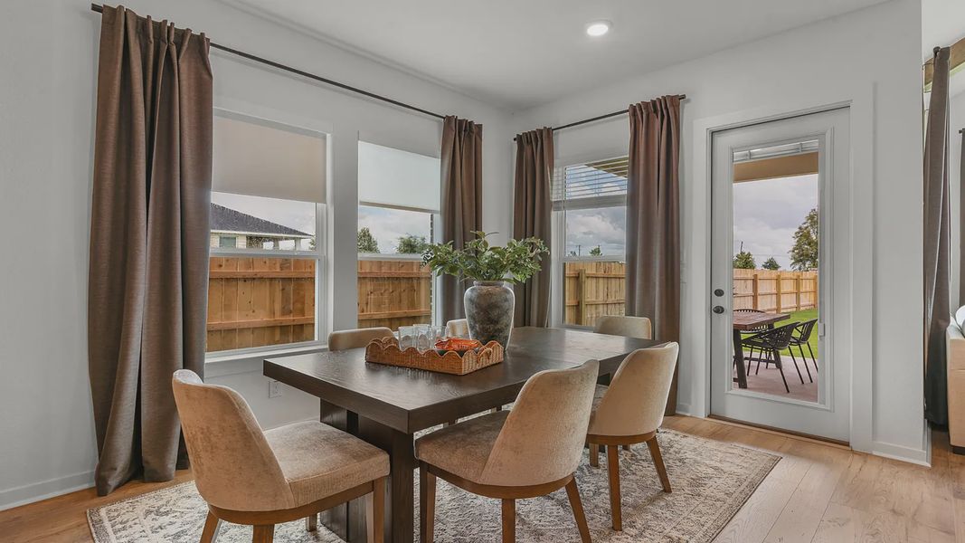 Representative furnished interior of a home built from the Madison by Chesmar Homes in Nolina, Georgetown (Image 13).