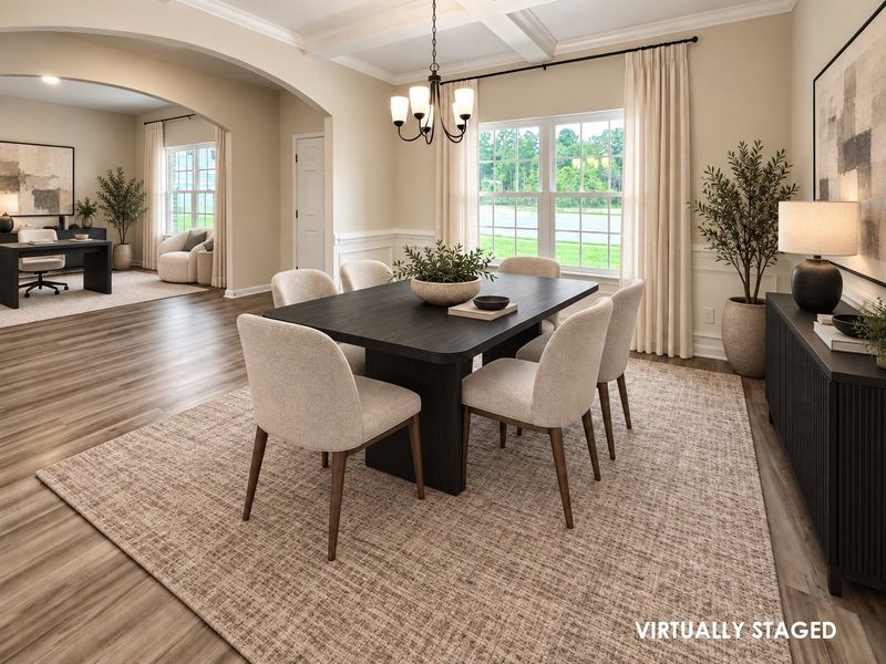 Furnished interior view inside a new home in Doctor's Creek, Ludowici (Image 7).