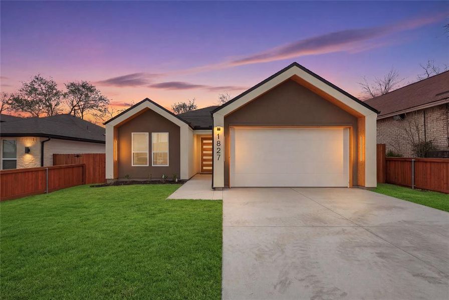 Front exterior of a new home in , Dallas, TX, highlighting curb appeal (Image 2). Front exterior of a new home in , Dallas, TX, highlighting curb appeal (Image 2).