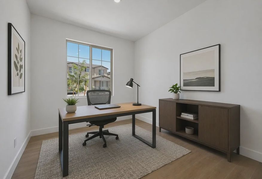 Office Virtually Staged - 9 of 14 Office Virtually Staged - 9 of 14