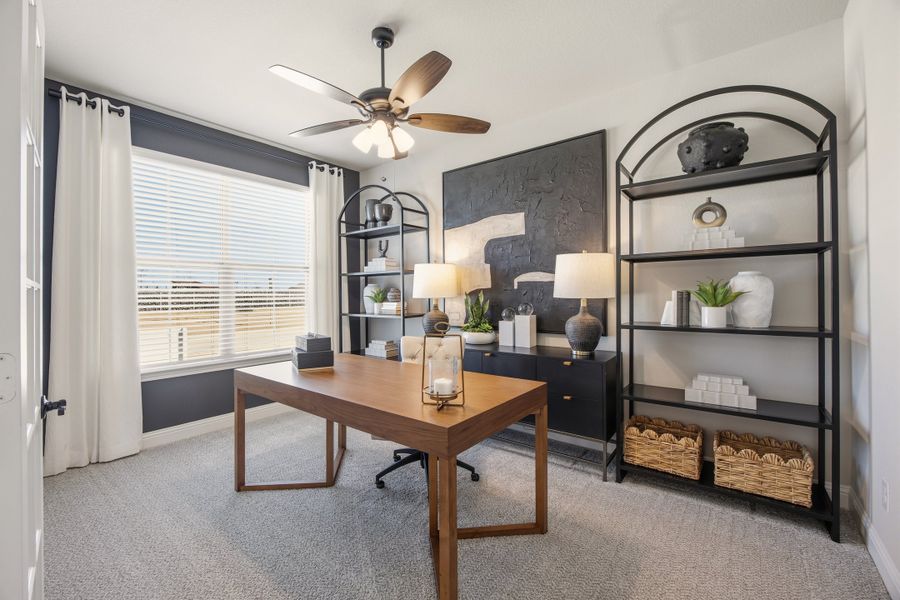 Furnished interior view inside a new home in Silo Mills, Joshua (Image 28).