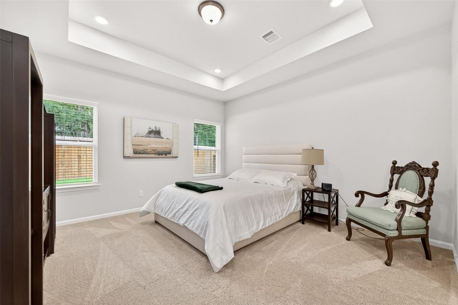 Furnished interior view inside a new home in Mill Creek Trails, Magnolia (Image 16).