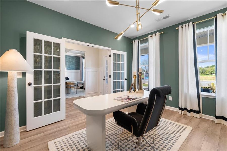 Furnished interior view inside a new home in Trinity Park, McDonough (Image 16).