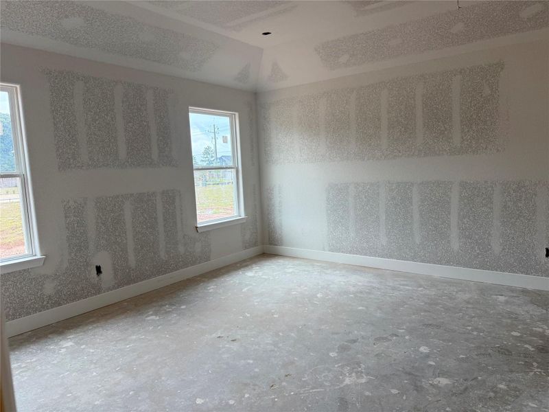 In-progress construction of a new home in Crockett Meadows, Conroe, TX (Image 9).
