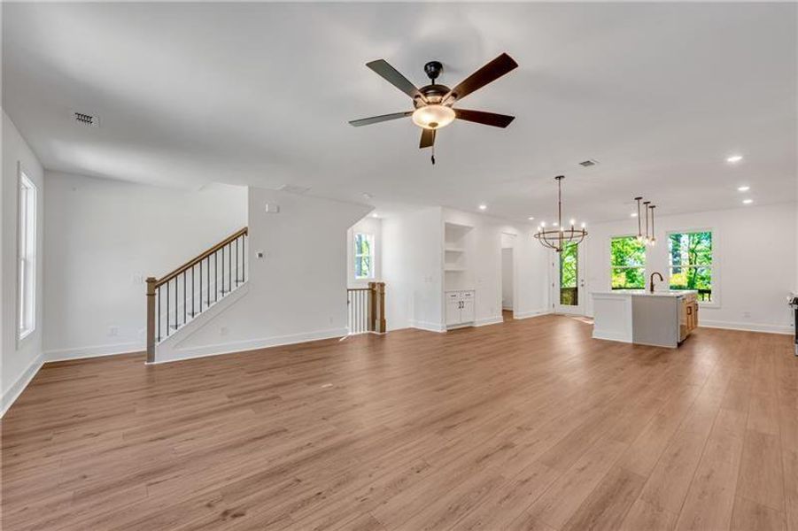 Spacious, unfurnished interior of a new home in , Suwanee (Image 25). Spacious, unfurnished interior of a new home in , Suwanee (Image 25).