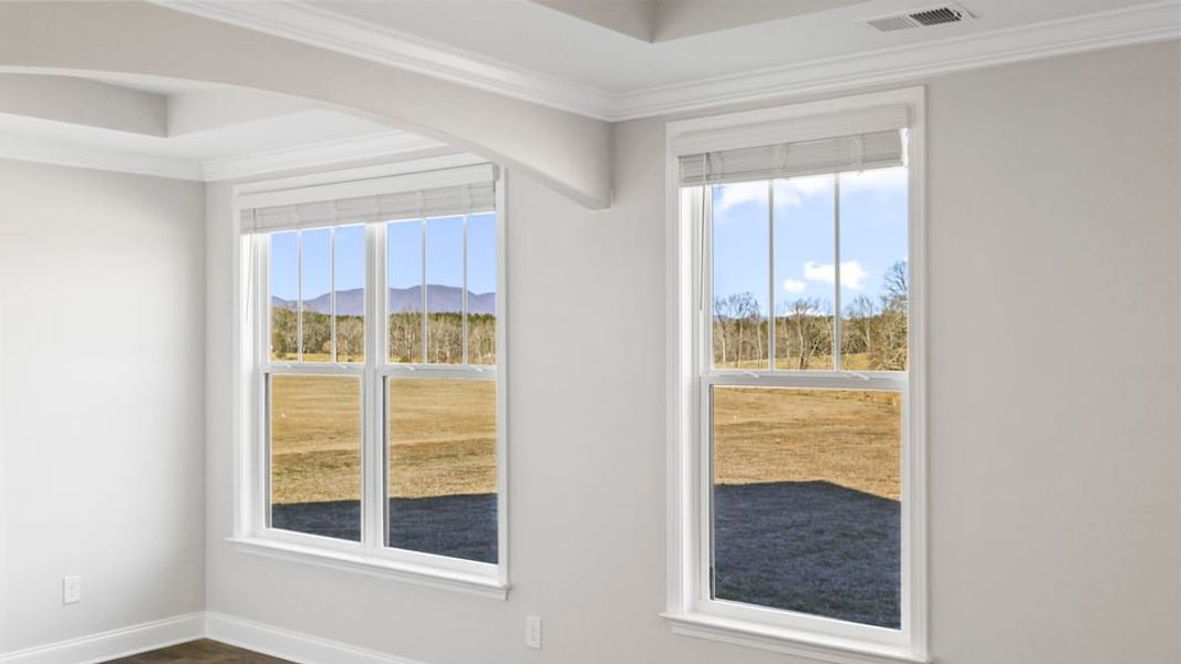 Representative unfurnished interior of a home built from the Crestone by D.R. Horton in Blue Ridge Trail, Fountain Inn (Image 31).