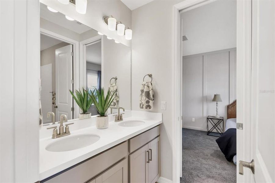 Furnished interior view inside a new home in , Bradenton (Image 27). Furnished interior view inside a new home in , Bradenton (Image 27).