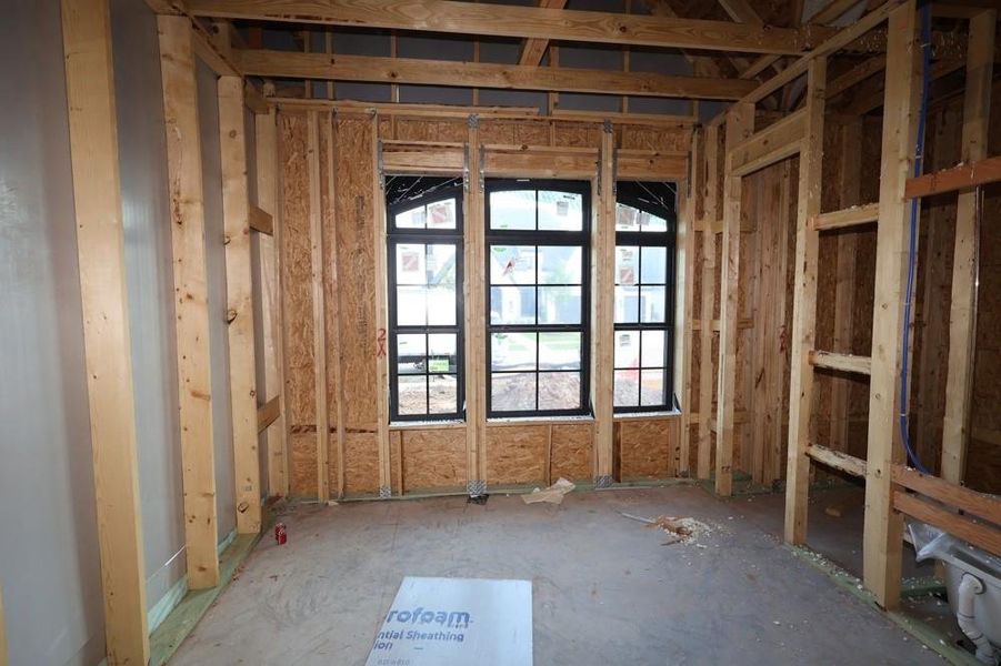 In-progress construction of a new home in Harvest Green - Parkview Collection, Richmond, TX (Image 5).