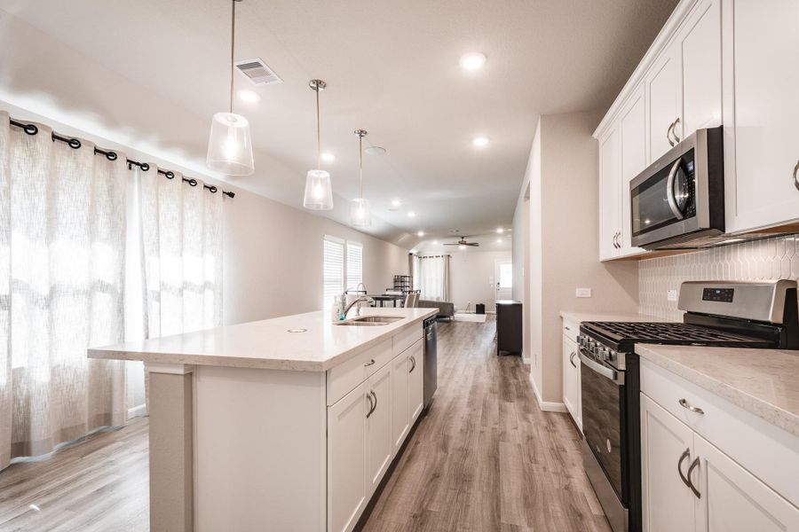 Furnished interior view inside a new home in Marisol, Katy (Image 17). Furnished interior view inside a new home in Marisol, Katy (Image 17).