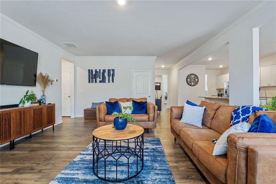 Furnished interior view inside a new home in , Fairburn (Image 26).