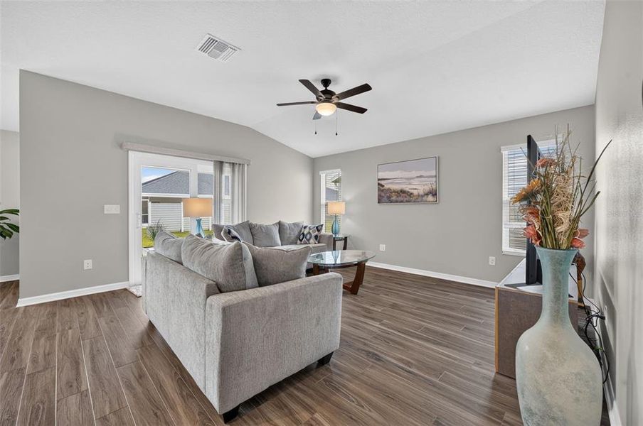 Furnished interior view inside a new home in , The Villages (Image 19).