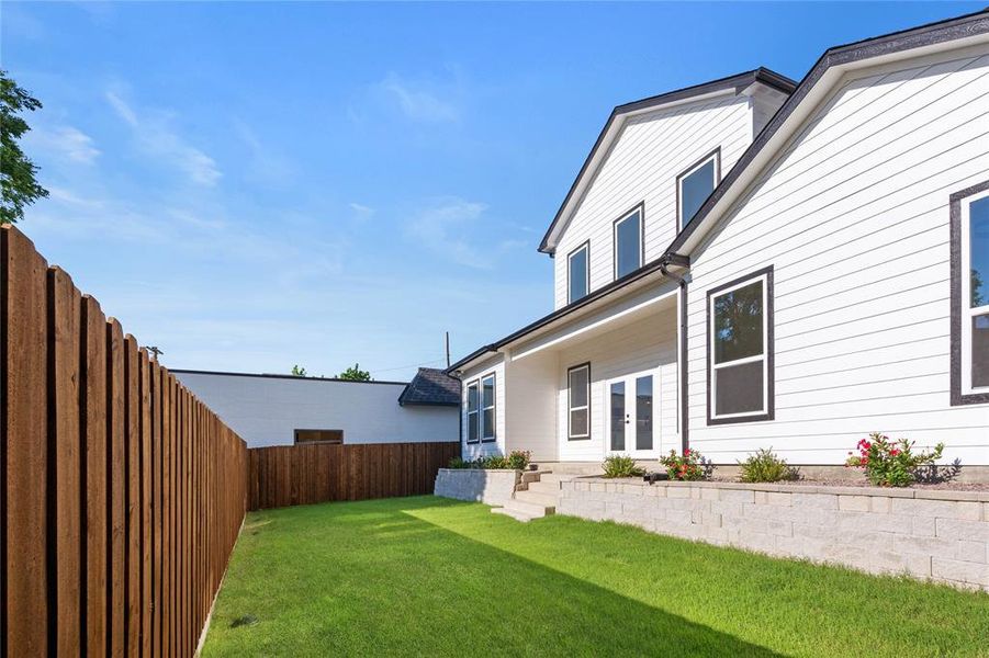 Exterior details and patio area of a home in , McKinney (Image 4). Exterior details and patio area of a home in , McKinney (Image 4).