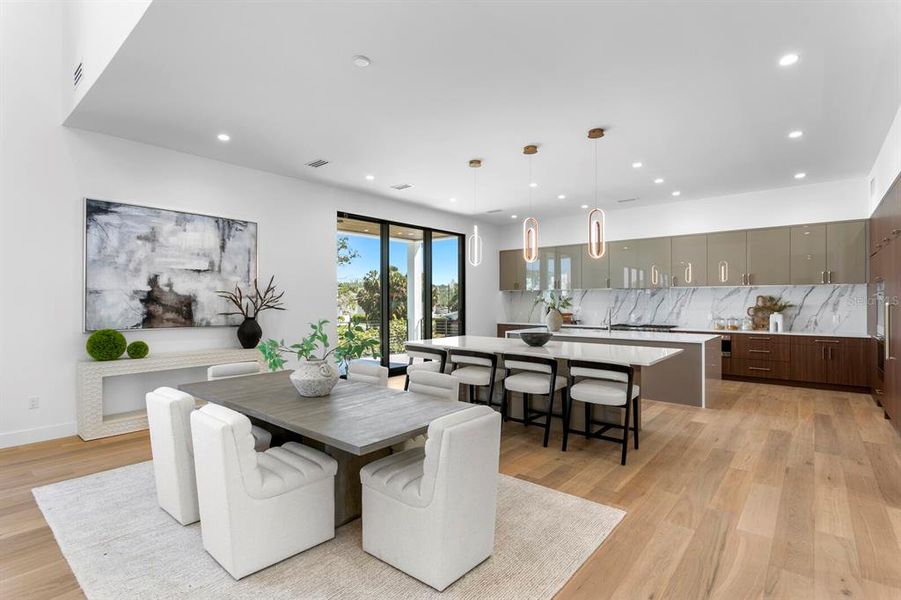Furnished interior view inside a new home in , Tampa (Image 45).
